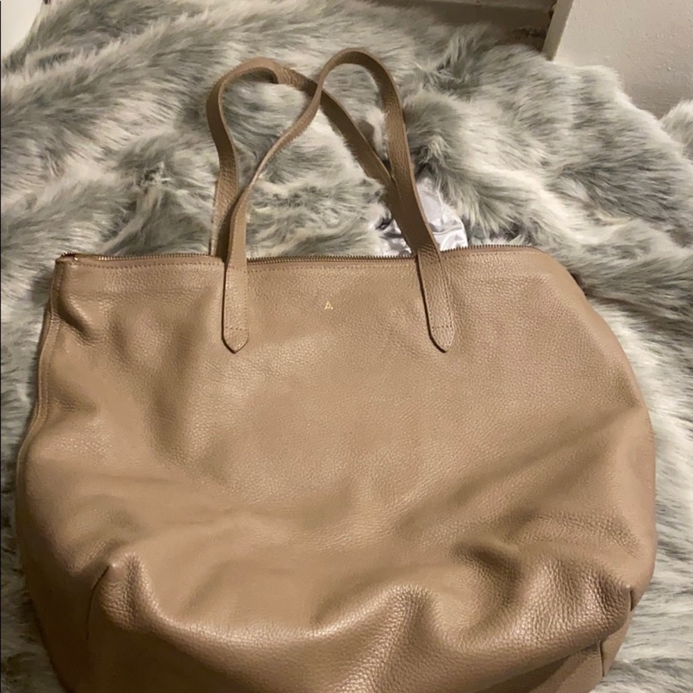 Cuyana Tan Tote